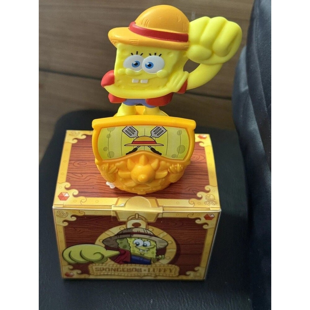 McDonald's Happy Meal SpongeBob SquarePants x One Piece Luffy Toy #1 2026